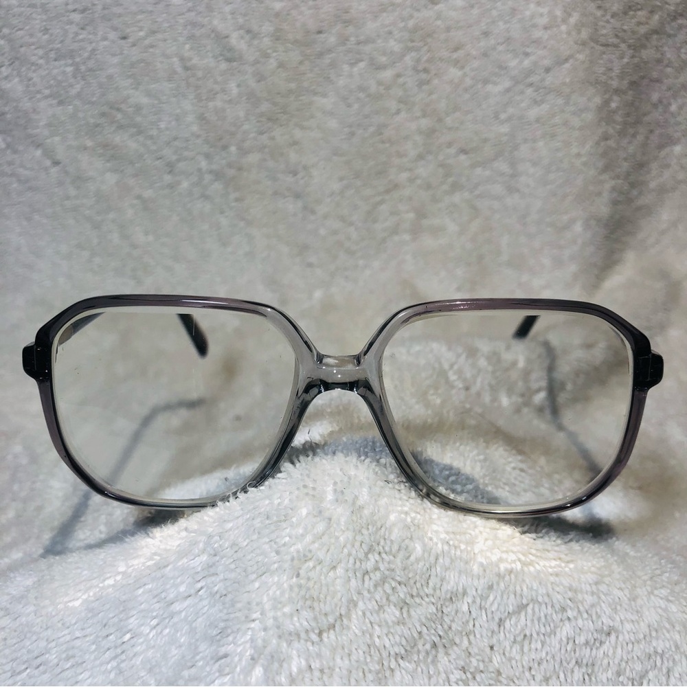 Charmant 4536 Poly Flex Clear Frames Vintage Made in Japan 52-18-140 Frames Only